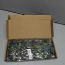 6 Pcs 27" Eucalyptus Stems Greenery Stems Eucalyptus Leaf Spray in Green Silk Plastic Plants Floral Artificial Plants for Home Party Wedding Decoration(Dark Green)