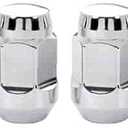 4 x MCGARD 64010 Chrome Bulge Cone Seat Style Lug Nuts (1/2" - 20 Thread Size) - Set of 4