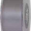 JAM PAPER Double Faced Satin Ribbon - 1 1/2 Inch Wide x 25 Yards - Silver - Sold Individually