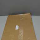 Linen Bulletin Board, Pin Board for Walls, Fabric Bulletin Board, 13"x17"Small Pin Board for Home Kitchen Office Decorative, Brown Wood Frame Cork Board(BN-3343)