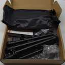 Projector Stand Tripod Adjustable, Laptop Height from 23.5 to 46.5 inches with Gooseneck Phone Holder, Floor for Office, Home, Stage, Studio, DJ Racks Holder Mount, 23.5inch-46.5inch