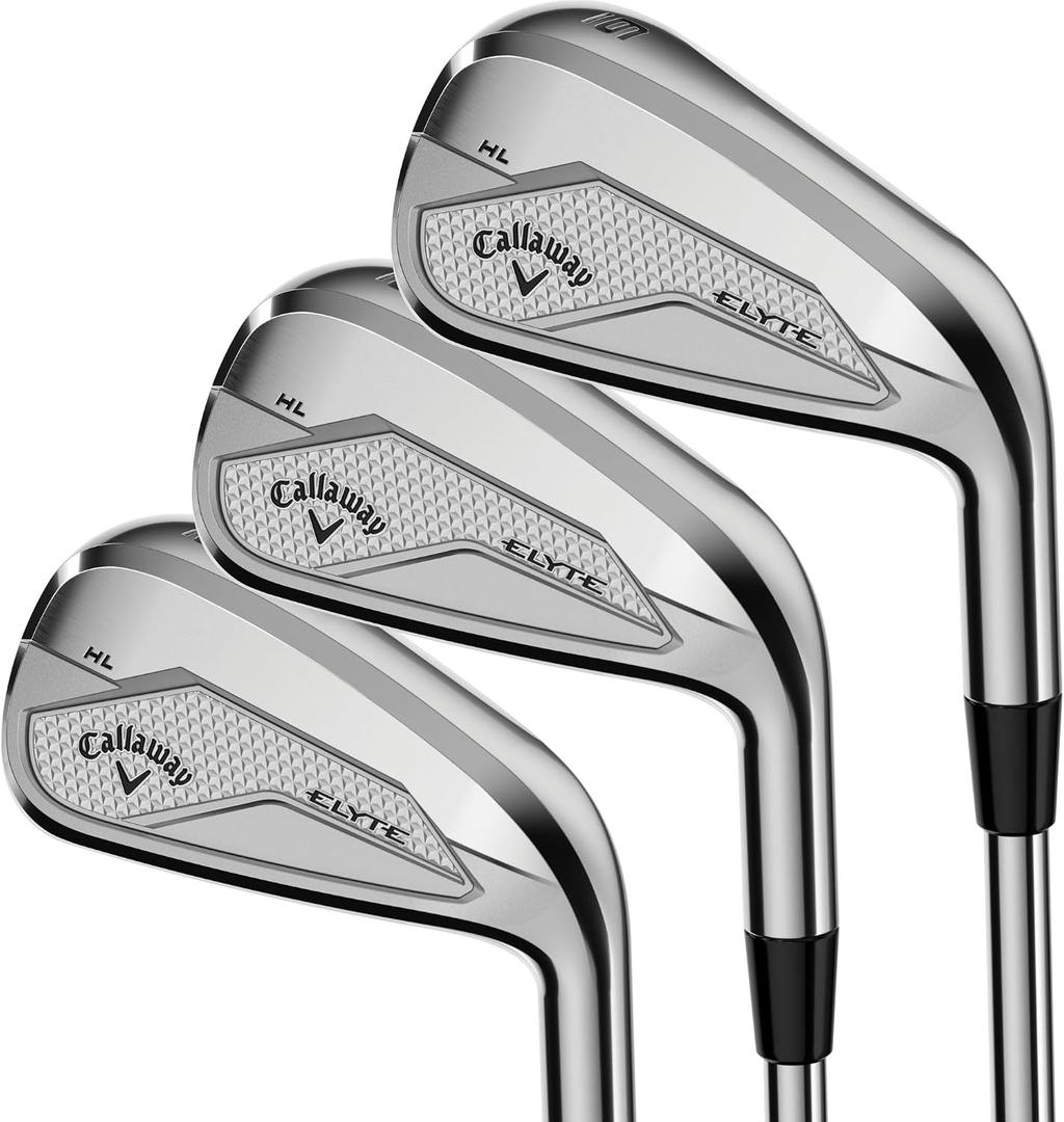  Callaway Golf Elyte High Launch Iron Set (7 Pieces: 4# Iron, 5# Iron, 6# Iron, 7# Iron, 8# Iron , 9# Iron and P Wedge, Stiff, Steel, Right)