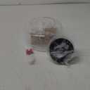 Industrial Semi Flush Mount Ceiling Light, 800 Lumen LED Bulb Included, Seeded Glass Shade Farmhouse Light Fixture for Hallway Corridor Kitchen Bathroom Bedroom Passway