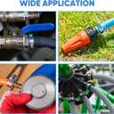 2 x TICONN 20PCS Hose Clamp Set - 5/8''1'' 304 Stainless Steel Worm Gear Hose Clamps for Pipe, Intercooler, Plumbing, Tube and Fuel Line