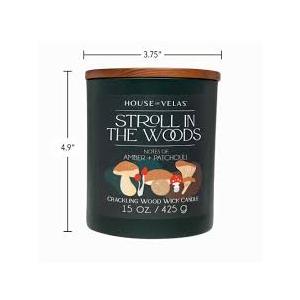 HOUSE OF VELAS CRACKLING WOODEN WICK CANDLE (Pack of 2)