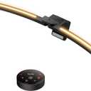 Quntis 1000R Curved Monitor Light Bar, Dual Adjustable Led Desk Lamp with Remote - Independently Rotate 2 LED Arc-Shaped Light Bars Specially Designed for Curved and 34'' Large Screen