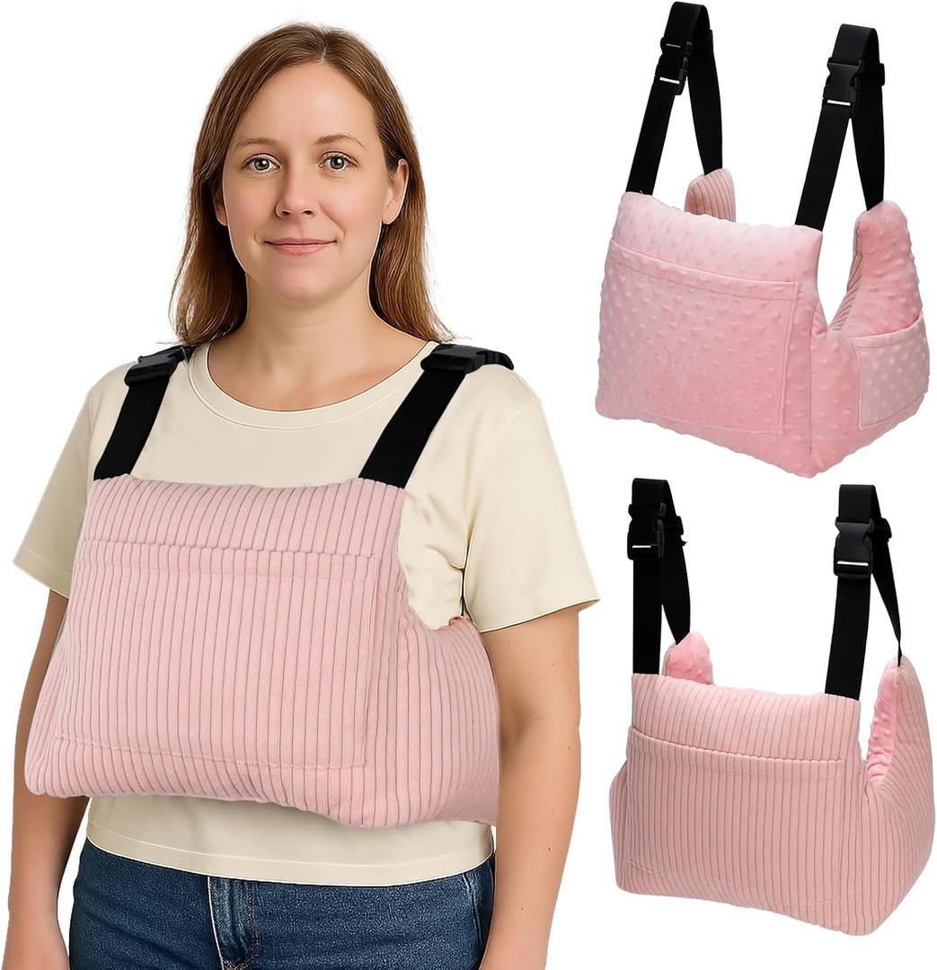 Mastectomy Pillows, Post Mastectomy Must Haves, Hysterectomy Pillow Lumpectomy Recovery Supplies, Breast Surgery Pillow, Gifts for Women Help for Recovery and Rest, Pink