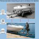 Boat Trailer Steps，Heavy Duty 4-Step Boat Trailer Steps