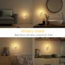 L LOHAS LED Night Lights Plug into Wall, [2 Pack] LED Dimmable Night Light with Light Sensors, 30/60LM Adjustable Brightness Nightlights, Soft White 3000K Automatic Night Light for Kid, Hallway