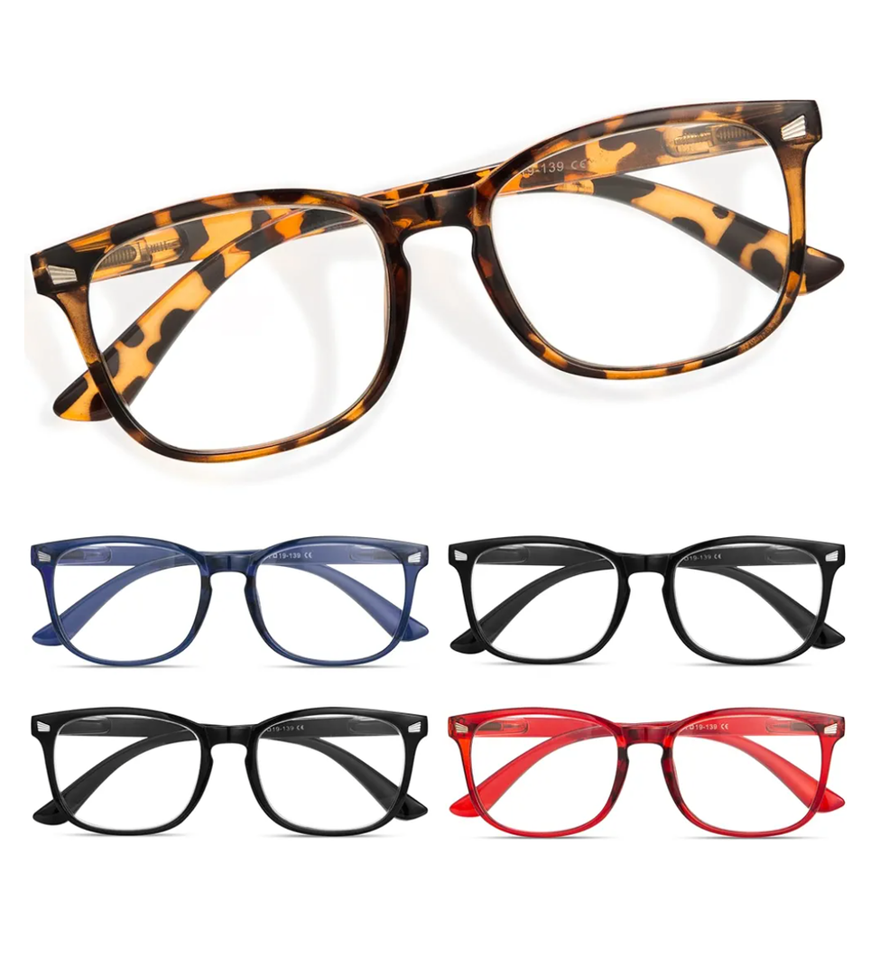 CCVOO Reading Glasses for Women/Men, Eyeglasses, Blue Light Readers for Women/Men, Computer Eye Glasses, Cheaters +2.25