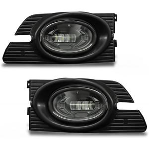 LED Fog Lights fit for 2001-2002 Honda Accord 4DR Sedan, Front Driving Fog Lamps Assembly Replacement Kit, Clear Lens1 Pair