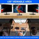[2-Pack] Computer Privacy Screen Filter 27" Hanging Privacy Screen Protector Compatible Widescreen Computer Monitor with Aspect Ratio 16:9,Anti-Glare Privacy Screen Protector (27" Diagonal)