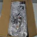 2 Pack Hand Rails for Outdoor Steps 2-3 Step Deck Railing Kit Wall Floor Mounted Wrought Iron Handrails Deck Rail Kit Exterior Hand Railings for Seniors Indoor Stairs Porch Railing