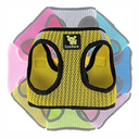 EcoBark Step in Dog Harness Reflective Soft Ultra Padded Mesh Dog Harnesses for Dogs Eco-Friendly Comfort Secure Halter No Pull Adjustable Pet Vest, Yellow, XS