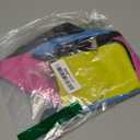 Xuniea 80s Retro Neon Fanny Pack 2 Pockets Belt Bags 90s Costumes for Women Men Waist Packs for Holiday Festival 80s Theme Halloween Party(Pink Bottom)