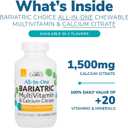 Bariatric Choice All-in-One Chewable Bariatric MultiVitamin with Iron & Calcium Citrate, Very Berry (120ct)