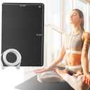 Grounding Mat Earth Pad Grounded Feet Mat 23.6x35.4 Inch Grounding Mat for Desk Floor with Cord Better Sleep, Balance (Black)