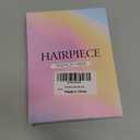 CJL HAIR 2PCs Small Cute Messy Bun Hair Piece for Thin Hair Women Mini Synthetic Curly Bun Scrunchies Updo Hairpieces Coffee Brown