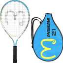 insum 21'' Junior Tennis Racket for Kids Aged 4-6 Y with Strap Bag Tennis Racquet (21inch-Blue)