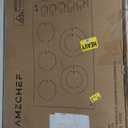 AMZCHEF 8900W Electric Cooktop 36 Inch, Built-in Electric Cooktop 5 Burner Stove Top, 36" Radiant Stovetop with Knob Control, 220-240V for Hard Wire