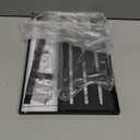 Bokelai 2 Tier Coffee Bar Organizer and Accessories Storage Countertop Shelf for Kitchen Coffee Station Organizer Mug Holder Coffee Condiment Storage Rack Black