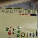 DIY Wooden Dollhouse with 3 Sticker Sheets  Create 2 Styles (White & Pink), Foldable Design with Portable Handle & Metal Lock, 4 Rooms, 16 pcs Furniture, 2 Dolls, Gift for Kids Ages 3+