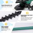Chain Pipe Wrench, 48" Strap Wrench with 40" Chain Length Max, Fits 3.15"-11" Pipe Diameters, Heavy Duty Chain Tongs for Pipe Installation, Oil Fields Operations and Maintenance (Green)