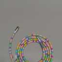 USB A to USB C Cable 3FT,Beaded Charger Cord Car Carplay Cable 27W Fast Charging for iPhone 17 16 Pro Max 16e/iPad Pro 11 10th/ Samsung S25 S24 Ultra FE A16 A17 Android Phone Charger Cords Girls Women