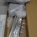 Epicano Corner Shower Caddy Tension Pole-56-115 INCH, 4-Tier Adjustable Shower Shelves with Tension Pole, Rust-Resistant Corner Shower Organizer, Adjustable Bathtub Tub Shampoo Storage, Premium Gray