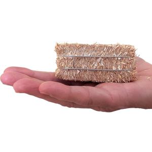 Meyer Imports Mini Hay Bales - Small - (Pack of 3) Small Decorative Hay  for Craft/Dollhouse/Farm/Halloween/Table Decoration - 2.5 x 1 Inches Each (Quantity of Three)