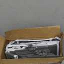 Abiglifty 5-Tier Over The Door Organizer with 10 Side Pockets, Large Behind The Door Storage, 4 Hooks Design, Door Organizer with Clear Windows for Bathroom, Bedroom, Nursery, Entryway(Grey)