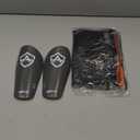 Shin Guards for Soccer  Youth & Adult Sizes for Kids, Boys, Girls, Men, Women  Carbon-Textured Protective Shin Pads with Free Bag for Cleats & Guards (M - (46-54) Tall)