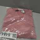 Womens Tops Dressy Casual Long Sleeve Shirts Loose V Neck Business Work Tunic Blouses (Pink, M)