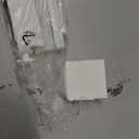 No Drill L-Shaped Vinyl Cordless Mini Blinds,White,21.5" Wx 36" H