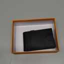 Leather Wallet for Men and Women with Pop-Up Card Case - RFID Blocking Bifold Design with ID Window & Cash Pocket - Birthday Gift for Him, Her