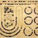 Petoysoso Bead Board for Jewelry Making, Bamboo Beading Board for Jewelry Bracelet Making, Bracelet Bead Board, Beading Trays Jewelry Design Mats for Bracelet, Necklace, Jewelry Making 15x11.5x0.5 in