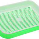 Hemoton Sprouter Tray, 13.77 x 10.23 Inch PP Germination Tray | Dense Drainage Grid for Wheatgrass Microgreens Beans and Indoor Growing, 35.00X26.00X5.00CM