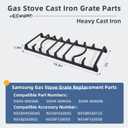 DG94-00938A DG94-00469A DG94-00469B Cast Iron Assy Grate Center Replacement for Samsung Stove Parts NX58H9500WS NX58H5600SS NX58R5601SS NX58F5500SS NX58J5600SG and Samsung Gas Range Oven Parts