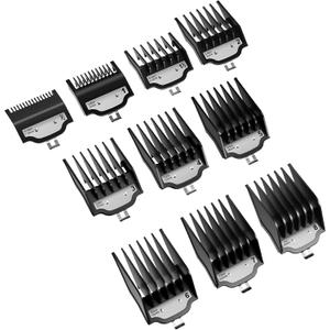 Professional for Wahl Clipper Guards Set, 10 Pcs Coded Cutting Guides #3170-400- 1/16 to 1 Compatible with All Wahl Clippers (Black)