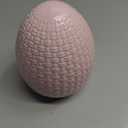 Pink egg decoration