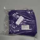 TCMP54RPUR Round Tablecloth, 54" Diameter, Hemmed Edge, 100% Polyester, Durable Round Fabric Table Cover, Made in USA, Purple, 1 Each