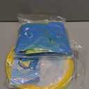 Free Swimming Baby Inflatable Baby Swim Float with Sun Canopy Size Improved Infant Pool Floaties Swimming Pool Toys for The Age of 3-36 Months(Blue, Small)