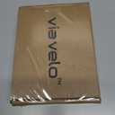 Via Velo 7mm Square 4-Sided Chain Bike Lock, 2.96ft Length, 4 Keys, Sold Secure Bronze, Black, Chain Bike Lock