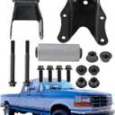 munirater Rear Leaf S-pring Shackle Bracket Hanger Kit Replacement for F-250 1980-1996 Replacement for F-350 1980-1996