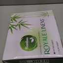 Royale Linen Bamboo Viscose Fitted Sheet Full Only - Cooling Full Size Fitted Sheets - Deep Pocket Up to 16" - Organic Viscose Derived from Bamboo - Breathable & Silky Bottom Sheet (54x75 Inch, White)