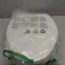 CHURCH Toilet Seat, Easy Clean Hinges Release for Deep Cleans, Durable Enameled Wood Seat, Elongated, White