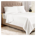 Empyrean Queen Sheets - 4 PC Super Soft Bed Sheets Queen Size - Double Brushed Microfiber Queen Size Sheets - Hotel Luxury White Queen Bed Sheets Set, with 4 Corner Elastic Straps