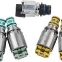 7Pcs 6-Speed Automatic Transmission Shift Solenoid Kit Compatible with Buick Lacrosse Chevrolet Cruze Equinox Captiva Sport Replace# 6T40E 6T40 6T45 6T50 6T30E 2048150A