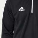 Adidas Men's Team Entrada 1/2 Zip Top  (X-Large, Black)