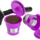 Cafe Fill Value Pack by Perfect Pod - 1-Stream Reusable K Cup Coffee Pod Filters & Scoop, Compatible with Keurig K-Duo, K-Mini, 1.0, 2.0, K-Series and Select Single Cup Coffee Makers